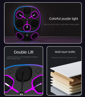 details-ergonomiques-de-la-machine-de-boxe-musicale-ovozi-deluxe-uppercut-8-targets