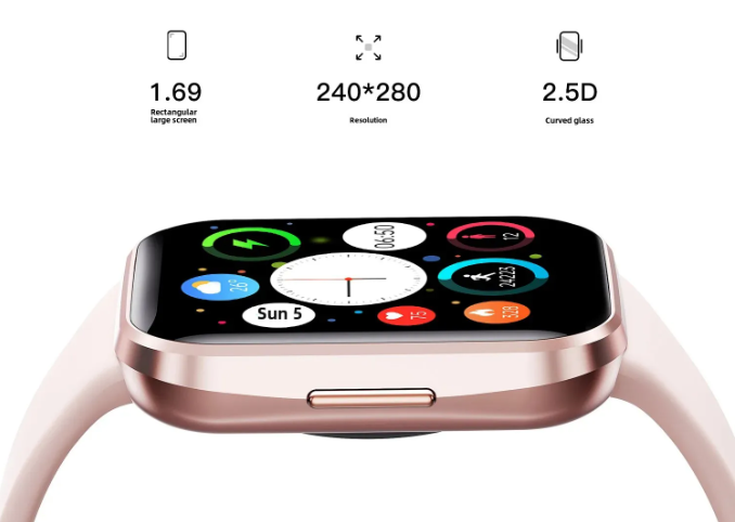 podometre-smart-track-modele-rose-technologie-et-resolution-ecran