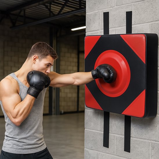 sac-de-frappe-mural-installe-pret-pour-l-entrainement