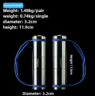 Stainless-steel-boxing-haltere-0.7kg-par-dumbbells