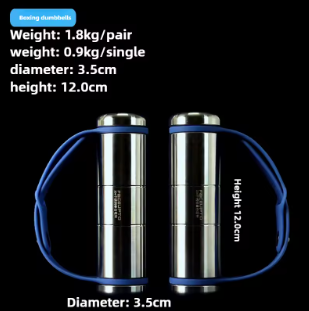 Stainless-steel-boxing-haltere-0.9kg-par-dumbbells