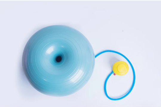 ballon-stability-bun-bleu-et-pompe