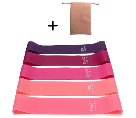 detail-lot-de-5-rubans-de-resistance-rose-violet-avec-poche-de-rangement