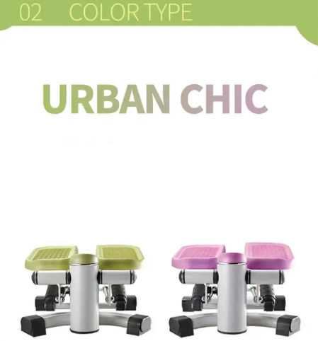 deux-versions-de-couleurs-vert-et-rose-du-stepper-2-en-1-Fitness-pedales-LCD