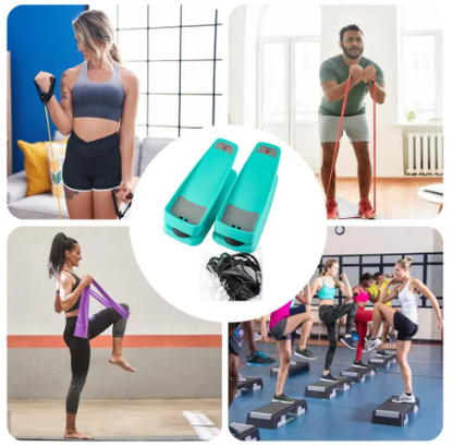 exercices-de-fitness-auquel-peu-substituer-stepper-Resistance-bands-exerciser-turquoise