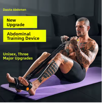 homme-utilisant-le-HD-Pedal-tension-rope-en-exercice-abdominaux