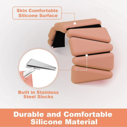 matiere-douce-silicone-des-clips-poids-halteres-chevilles-poignets-lest-adjust