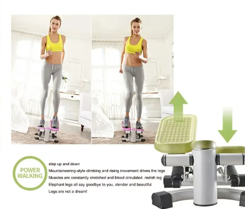 position-marche-active-sur-le-stepper-2-en-1-Fitness-pedales-LCD