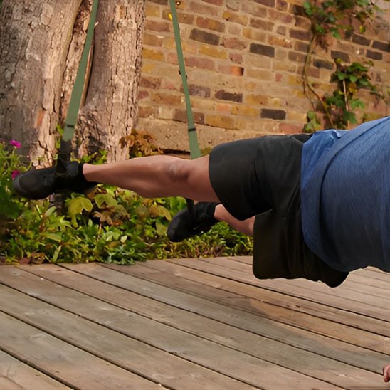 Sangle musculation pour utilisation en pompes et abdominaux