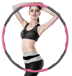 une-femme-en-position-de-gymnastique-rythmique-avec-un-cerceau-hula-hoop