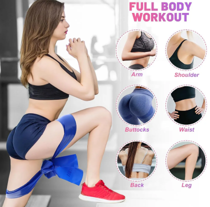 une-jeune-femme-utilise-le-ruban-high-resistance-noue-pour-des-exercices-sans-les-mains