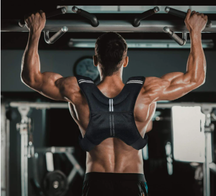 utilisation-du-gilet-leste-black-IronVest-en-halterophilie